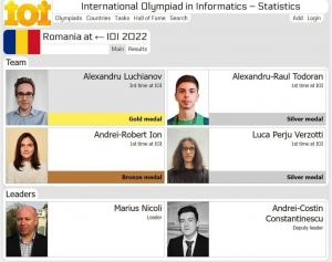Un profesor din Craiova a dus România pe locul II în lume la Olimpiada Internaţională de Informatică
